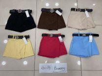 Spodenki z spódniczką dziewczynka (4-14LAT/6szt)