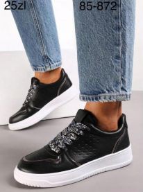 buty sportowe wiązane damskie (36-41/12P)