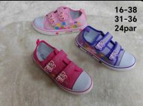 Trampki na rzepy dziewczynka (31-36/24P)