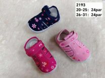 Trampki na rzepy dziewczynka (20-25/24P)