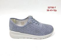 buty sportowe wiązane damskie (36-41/12P)