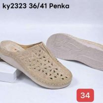 Klapki zakryte palce damskie(36-41/12P)