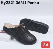 Klapki zakryte palce damskie(36-41/12P)