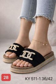 Klapki na płaskim (36-42/12P)