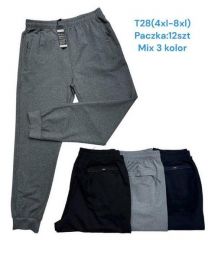 Spodnie dresowy męskie (4-8XL/12szt)