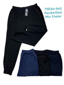 Spodnie dresowy męskie (4-8XL/12szt)