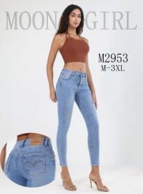 Spodnie jeans damskie (M-3XL/10szt)