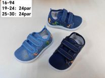 Trampki na rzepy chłopięce (19-24/24p)