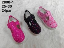 Trampki na rzepy dziewczynka (25-30/24P)