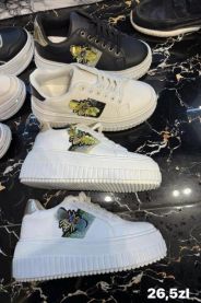 buty sportowe wiązane damskie (36-41/12P)