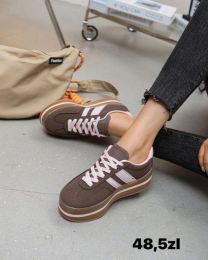 buty sportowe wiązane damskie (36-41/12P)