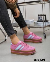 buty sportowe wiązane damskie (36-41/12P)