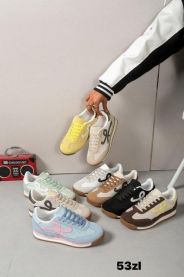 buty sportowe wiązane damskie (36-41/12P)