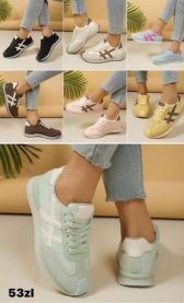 buty sportowe wiązane damskie (36-41/12P)