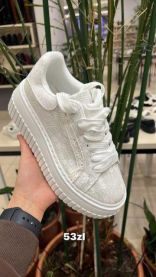 buty sportowe wiązane damskie (36-41/12P)