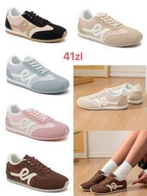 buty sportowe wiązane damskie (36-41/12P)