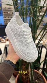 buty sportowe wiązane damskie (36-41/12P)