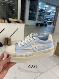 buty sportowe wiązane damskie (36-41/12P)