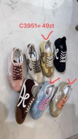 buty sportowe wiązane damskie (36-41/12P)