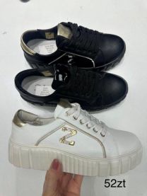 buty sportowe wiązane damskie (36-41/12P)