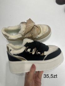 buty sportowe wiązane damskie (36-41/12P)