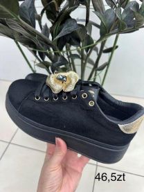 buty sportowe wiązane damskie (36-41/12P)