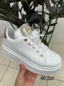 buty sportowe wiązane damskie (36-41/12P)