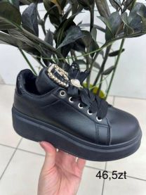 buty sportowe wiązane damskie (36-41/12P)