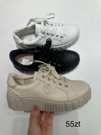 buty sportowe wiązane damskie (36-41/12P)