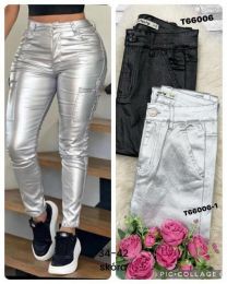 Spodnie ekoskóra damskie (34-42/10szt)