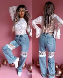 Spodnie jeans damskie (34-42/10szt)