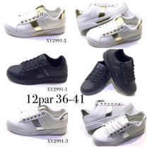 buty sportowe wiązane damskie (36-41/12P)