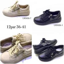 buty sportowe wiązane damskie (36-41/12P)