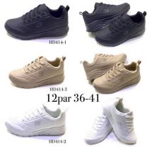 buty sportowe wiązane damskie (36-41/12P)