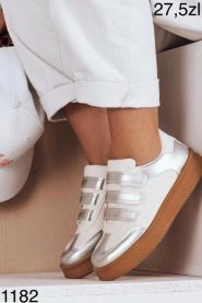 Buty sportowe na rzepy damskie (36-41/12P)