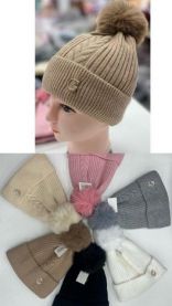 Czapki Damskie (uniwersalny/12szt)