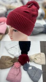 Czapki Damskie (uniwersalny/12szt)