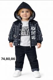 Komplet chłopięcy Turecka (74-86/12kpt)