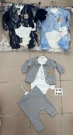 Komplet niemowlęcy Turecka (3-12M/12kpt)