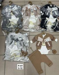 Komplet niemowlęcy Turecka (3-12M/12kpt)