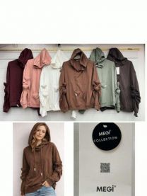 Bluzy z kapturem włoskie (uniwersalny/6szt)