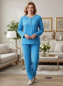 Piżama damska-ocieplanie (M-3XL/10kompletów)