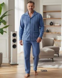 Piżama męska-ocieplana (M-3XL/10kompletów)