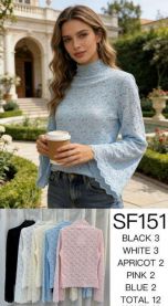 Swetry damskie (Uniwersalny/12 szt)