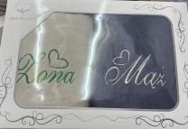Ręczniki mąż i żona (50x100cm/6szt)