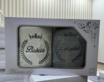 Ręczniki”Dzień Babci i Dziadka  (70x140cm/6szt)