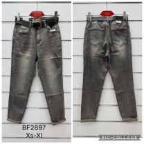 Spodnie jeansowe damskie (XS-XL/12szt)