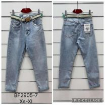 Spodnie jeansowe damskie (XS-XL/12szt)