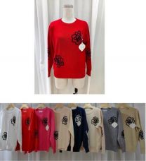 Swetry damskie (L-3XL/12szt)