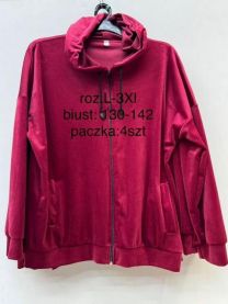 Bluzy z kapturem Polska (L-3XL/4szt)